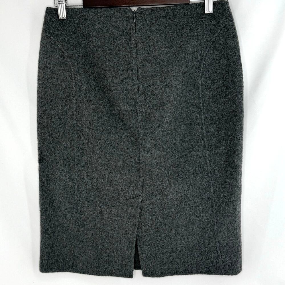 Talbots Gray Wool Blend Pencil Skirt | Size 6 | Knee Length - Picture 2 of 4
